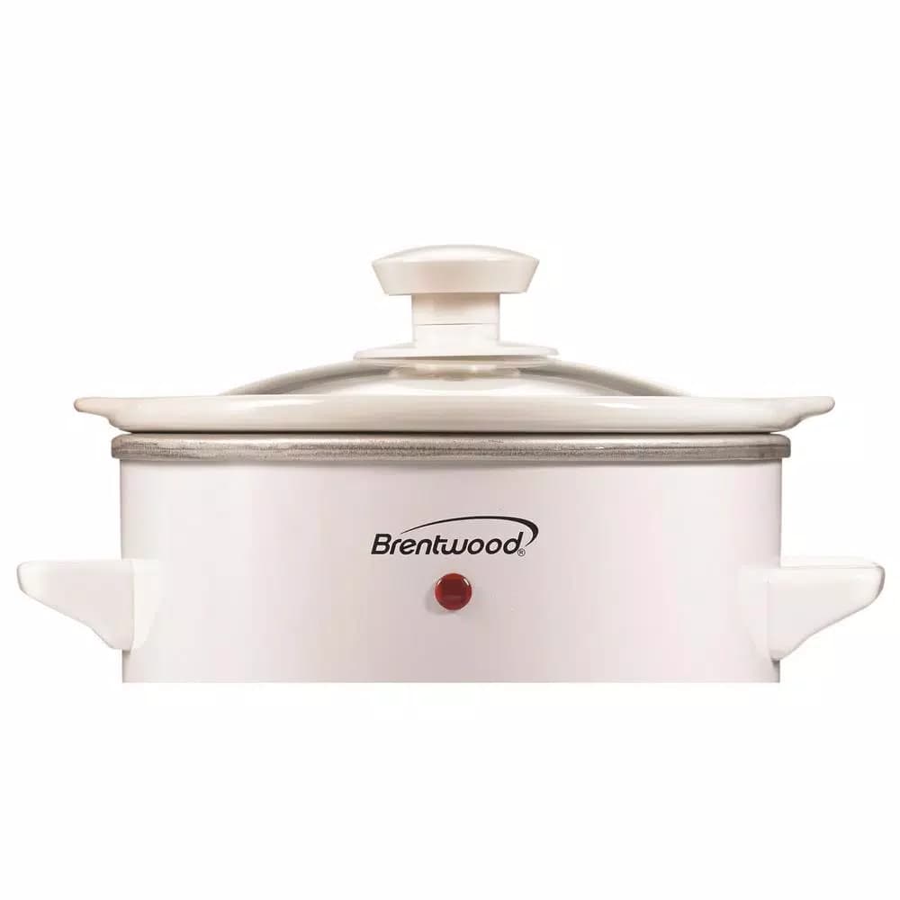Brentwood Appliances SC-115W 1.5 Qt. Slow Cooker, White