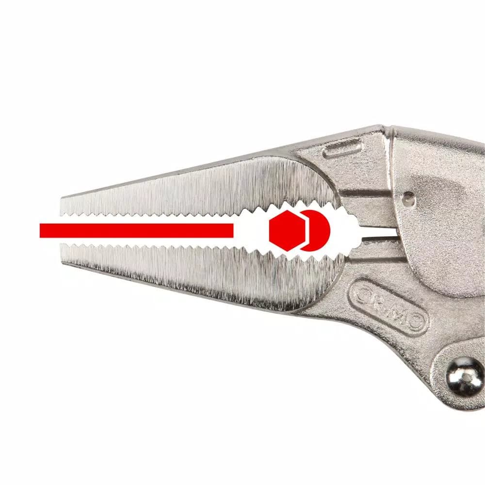 TEKTON 9 in. Long Nose Locking Pliers, 4-Piece Set