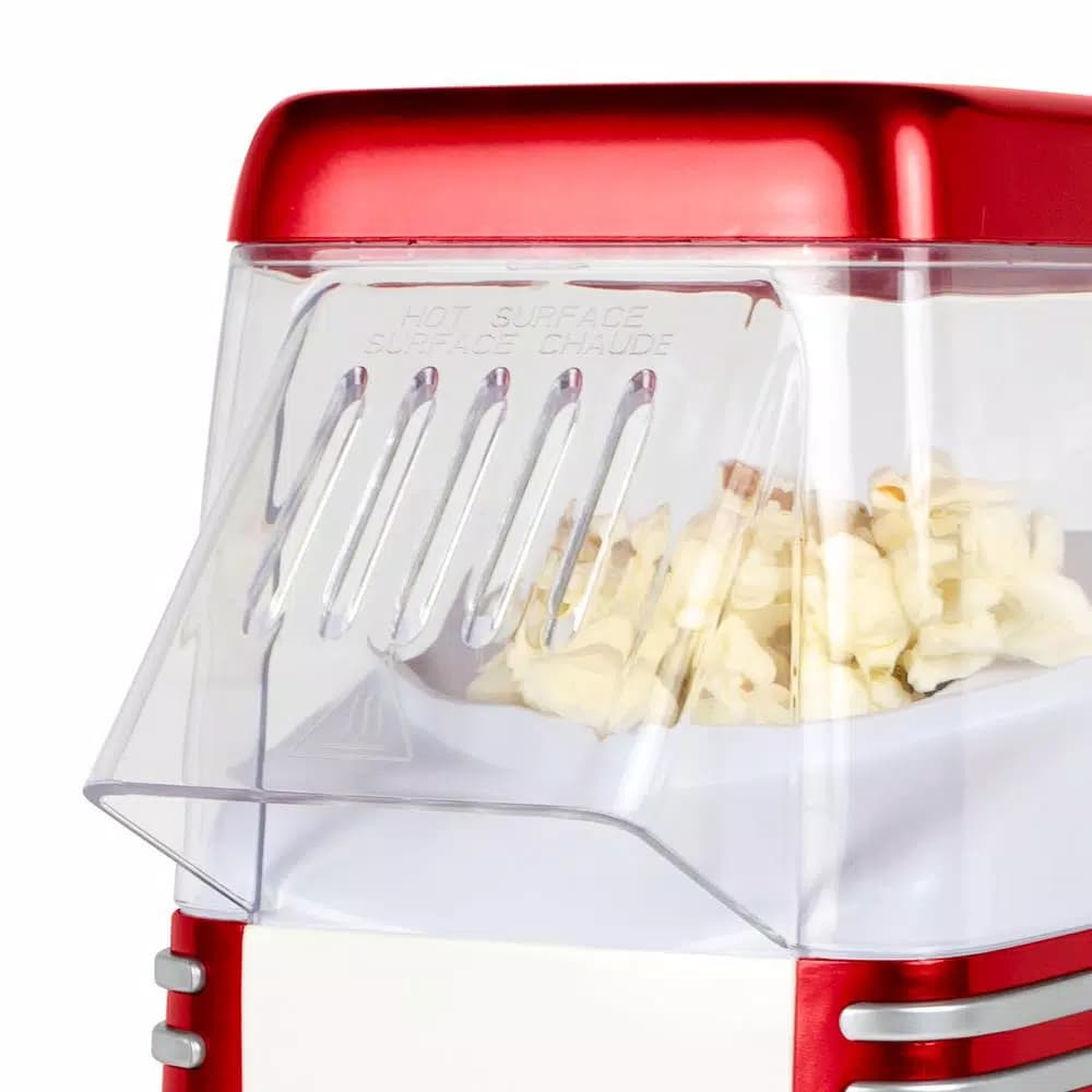 Nostalgia RHP310 Retro Series 8-Cup Hot Air Popcorn Maker, Red