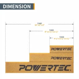 POWERTEC 8-1/2 in. Abrasive Cleaning Stick for Sanding Belts and Discs thumbnail 4