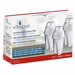 Vitapur Universal Replacement Water Filters, 3-Pack - Compatible with Vitapur, Brita, and Culligan Pitchers thumbnail 3
