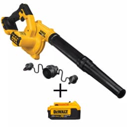 DEWALT 20V MAX Cordless Compact Jobsite Blower, 135 MPH, 100 CFM with (1) 20V 4.0Ah Battery thumbnail 1