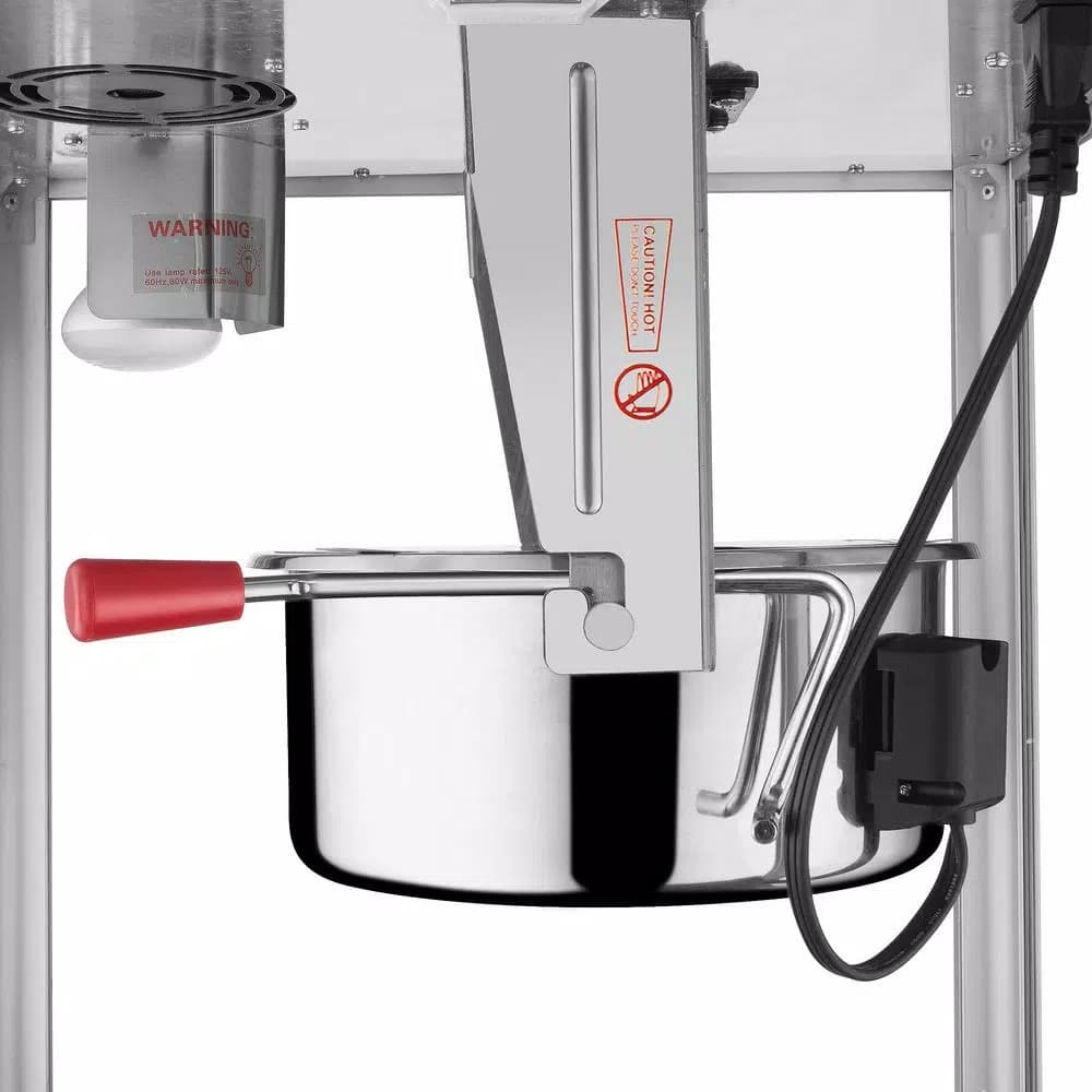 Superior Popcorn Company 16 oz. Majestic Silver Countertop Popcorn Machine