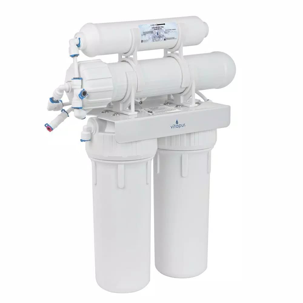 Vitapur 4-Stage Reverse Osmosis Water Filtration System, 23.3 GPD, White