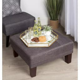 Kate and Laurel Felicia Gold Decorative Hexagon Mirrored Metal Tray thumbnail 4