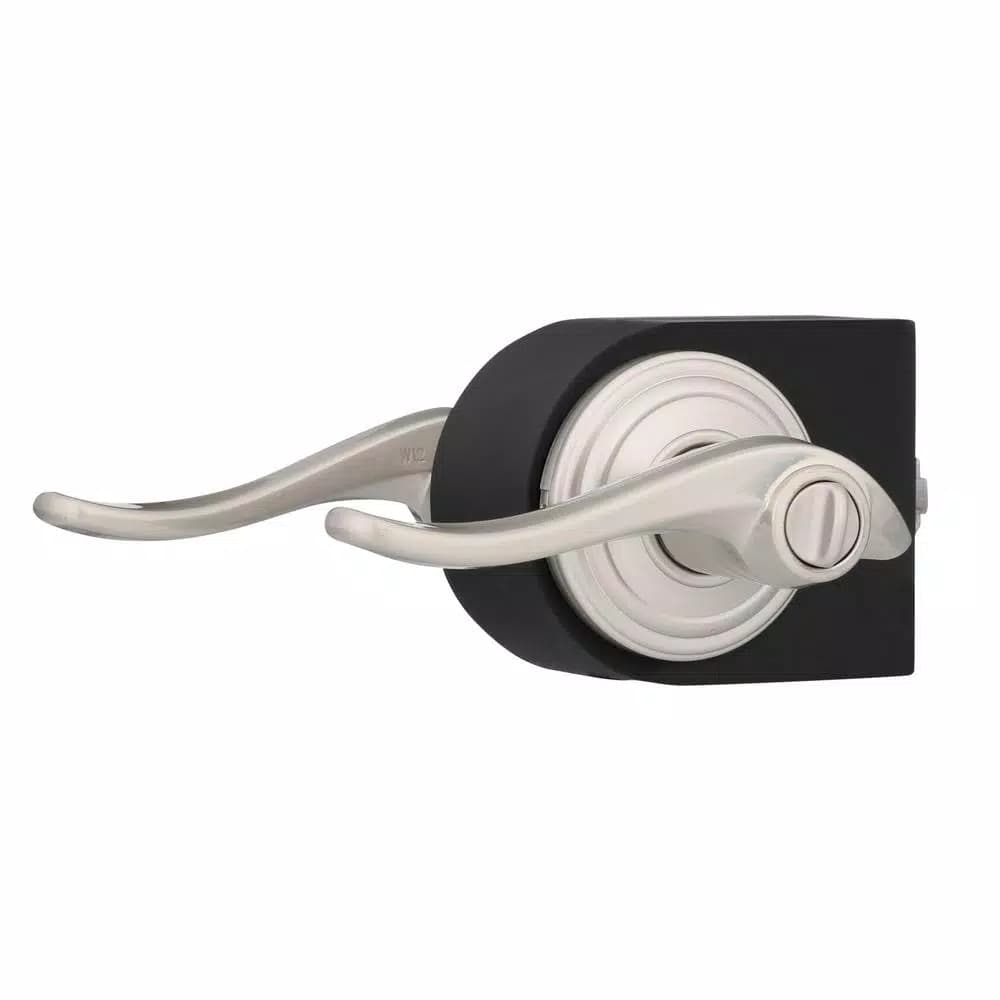 Kwikset Avalon Satin Nickel Entry Door Lever with SmartKey Security
