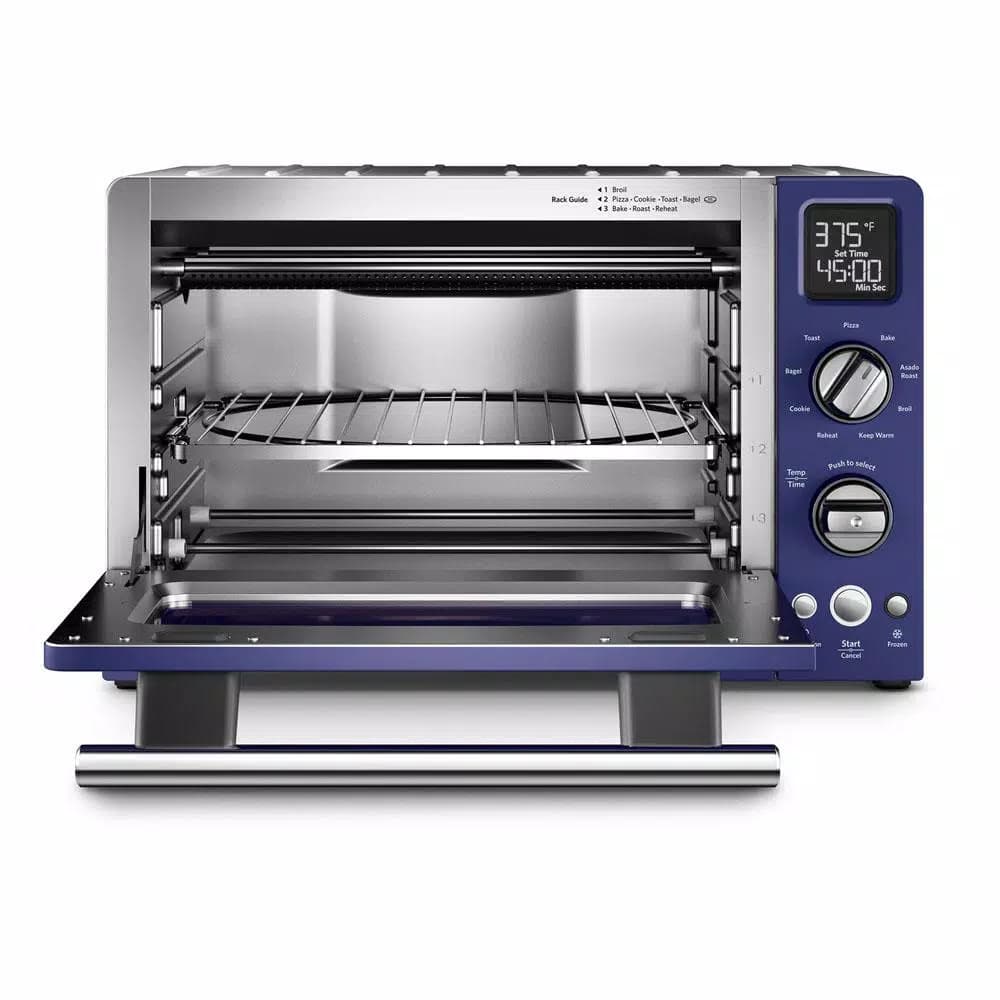 KitchenAid 12 in. Digital Countertop Convection Toaster Oven, 2000W, Cobalt Blue