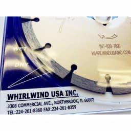 Whirlwind USA 7 in. Segmented Diamond Blade for Concrete, Stone, Brick, and Masonry thumbnail 5