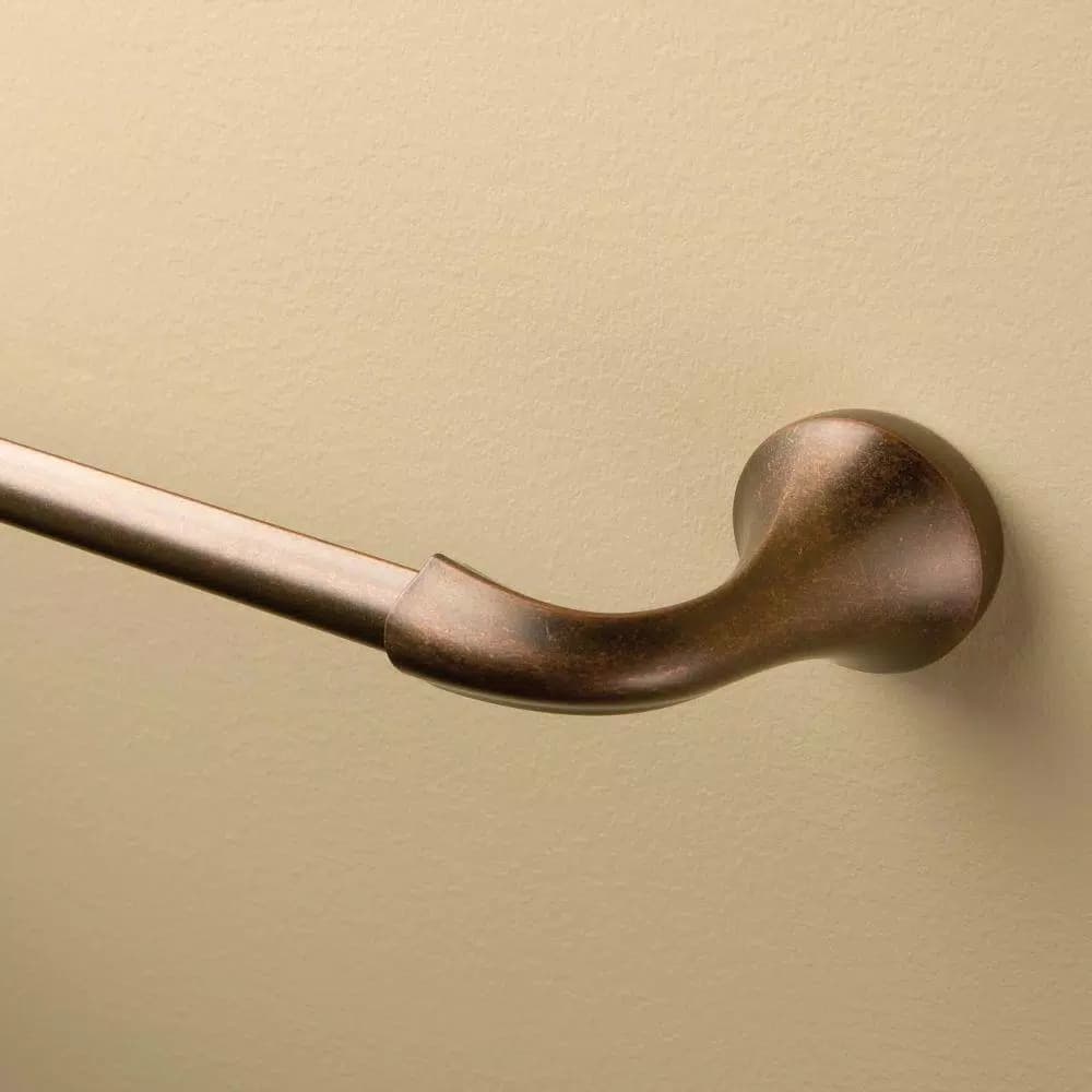 MOEN Eva 24 in. Single Towel Bar in Oil Rubbed Bronze