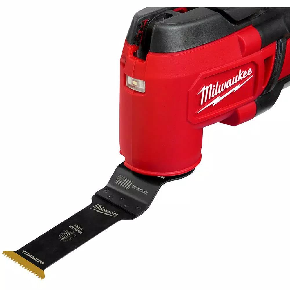 Milwaukee 1-1/4 in. Titanium Bi-Metal Universal Fit Oscillating Multi-Tool Blade