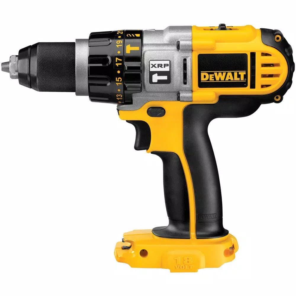 DEWALT 18V XRP Ni-Cd Cordless 1/2 in. Hammer Drill Driver (Tool Only)