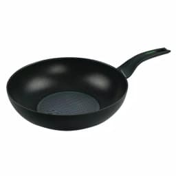 Moneta Nova Induction 11.5 in. Aluminum Nonstick Wok, Black thumbnail 1