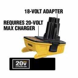 DEWALT DCA1820 20V MAX to 18V Lithium-Ion Battery Adapter thumbnail 2