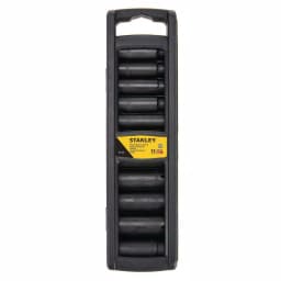 Stanley 1/2 in. Drive SAE Deep Impact Socket Set, 11-Piece thumbnail 3