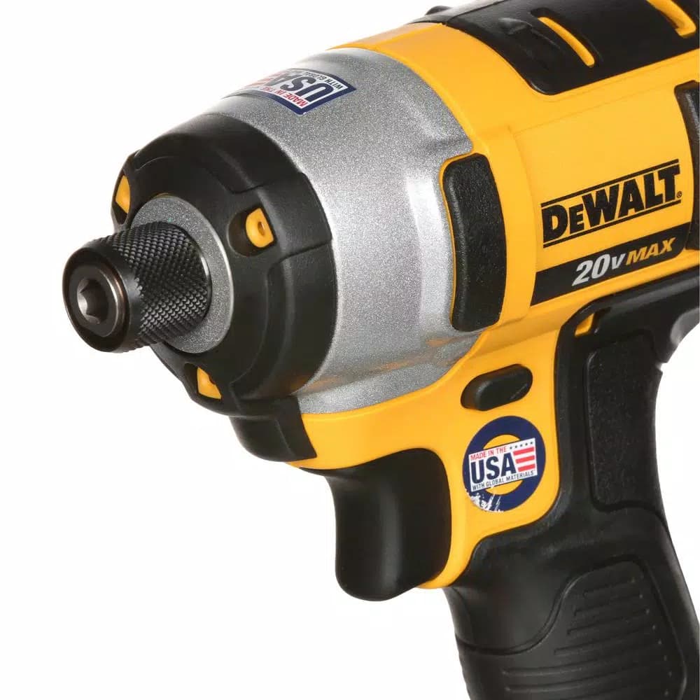 DEWALT 20V MAX Cordless 1/4 in. Impact Driver Kit with (2) 4.0 Ah Batteries, Charger & Bag