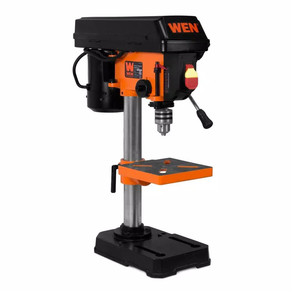 WEN 8 in. 5-Speed Drill Press with 1/2 in. Chuck and 1/3 HP Induction Motor