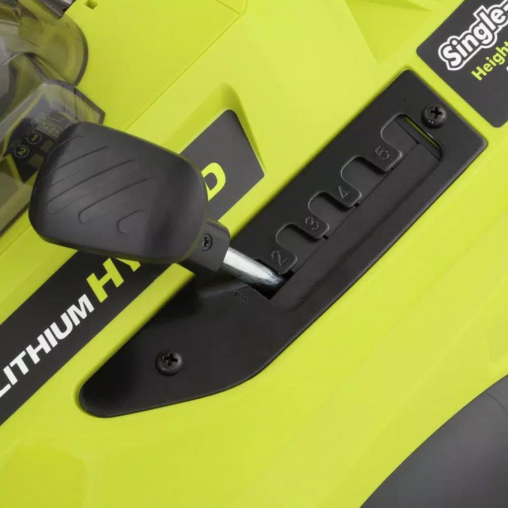 RYOBI 16 in. ONE+ 18V Lithium-Ion Hybrid Walk Behind Push Lawn Mower with (2) 4.0 Ah Batteries and Charger