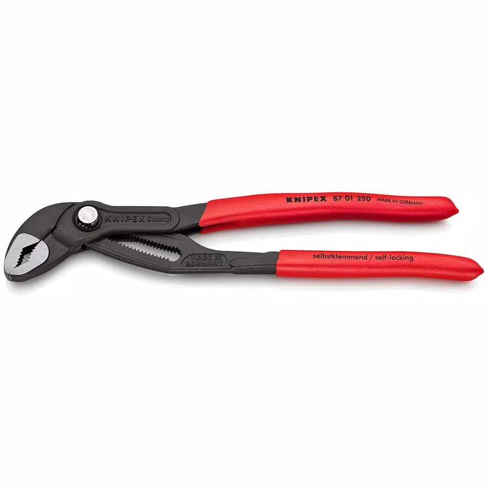 KNIPEX 3-Piece Pliers Set with Combination, Diagonal, and Cobra Water Pump Pliers