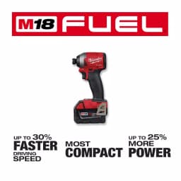 Milwaukee M18 FUEL 18V Brushless Hammer Drill, Impact Driver & Blower Combo Kit thumbnail 6