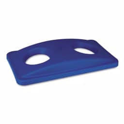Rubbermaid Commercial Products Rubbermaid Commercial Untouchable Bottle and Can Recycling Lid, Blue thumbnail 2