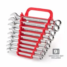 TEKTON 5 in. 9-Tool Store-and-Go Wrench Rack Keeper, Red thumbnail 2
