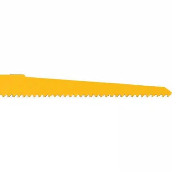 DEWALT 9 in. 6 TPI Bi-Metal Taper Back Reciprocating Saw Blade, 5-Pack