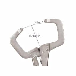 TEKTON 11 in. Locking C-Clamp with Forged Steel Jaws thumbnail 2