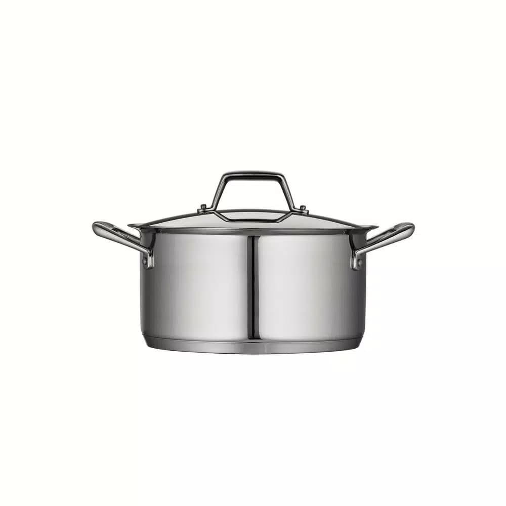 Tramontina Gourmet 18/10 Stainless Steel Prima 6 Qt. Sauce Pot with Lid
