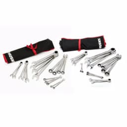 Husky 34-Piece Metric and SAE Ratcheting Wrench Set thumbnail 1