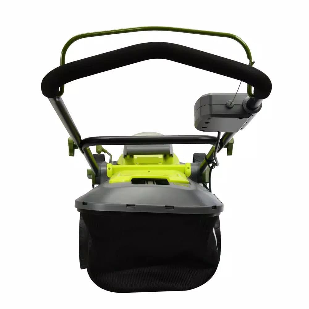 Sun Joe iON16LM 40V Cordless 16 in. Walk Behind Push Mower Kit with 4.0 Ah Battery and Charger