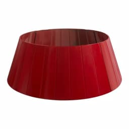 Home Accents Holiday 27 in. Red Metal Christmas Tree Collar thumbnail 1