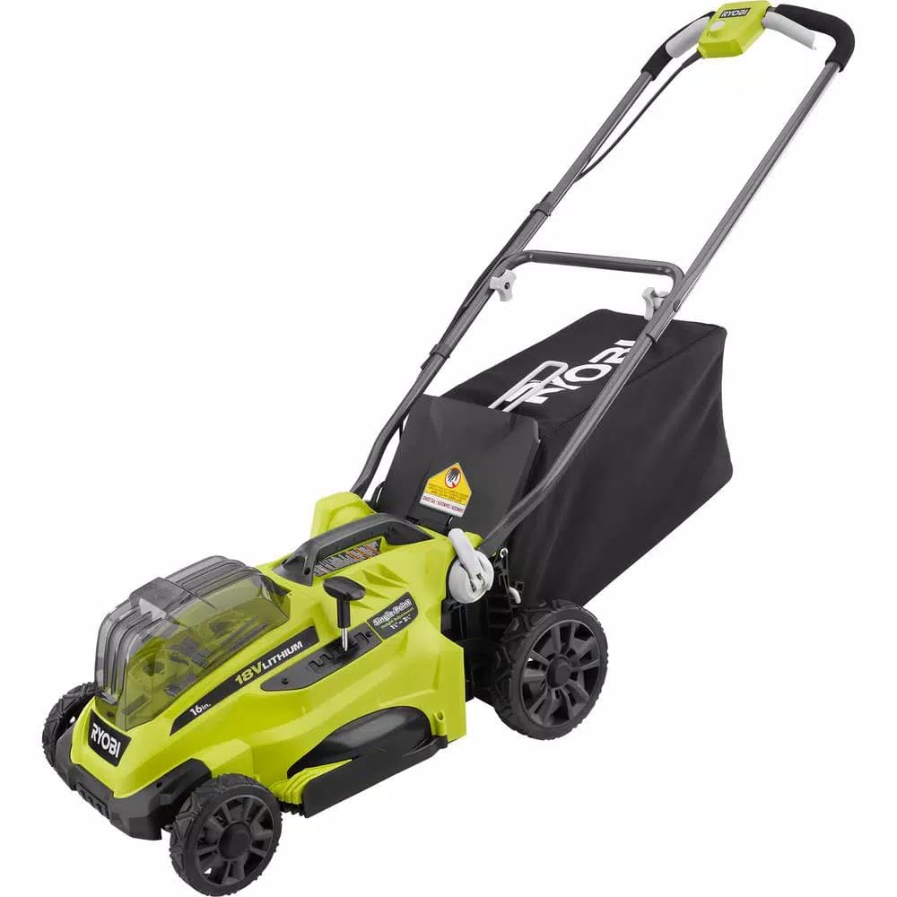 RYOBI ONE+ 18V Cordless 16 in. Walk Behind Push Lawn Mower (Tool Only)