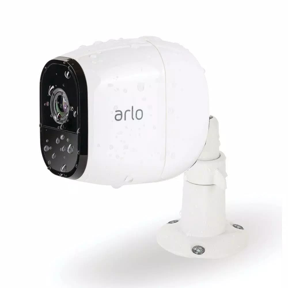 Wasserstein White Security Wall Mount for Arlo, Arlo Pro, and Arlo Ultra (6-Pack)