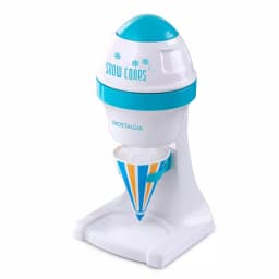 Nostalgia ISM1000 Electric Shaved Ice & Snow Cone Maker, Blue and White thumbnail 1