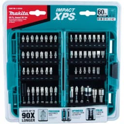 Makita ImpactXPS 60-Piece Impact Rated Bit Set, Hex Shank Alloy Steel Screwdriver Bits thumbnail 3