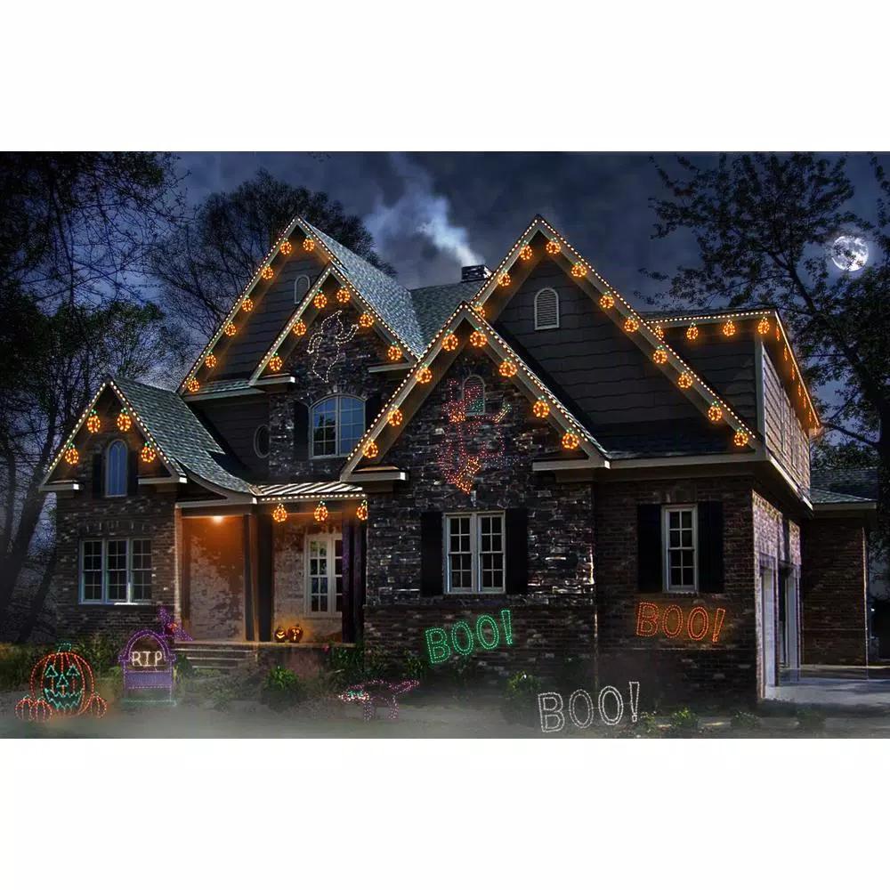 HOLIDYNAMICS HOLIDAY LIGHTING SOLUTIONS Holidynamics 46 in. LED Flying Witch Halloween Yard Decoration