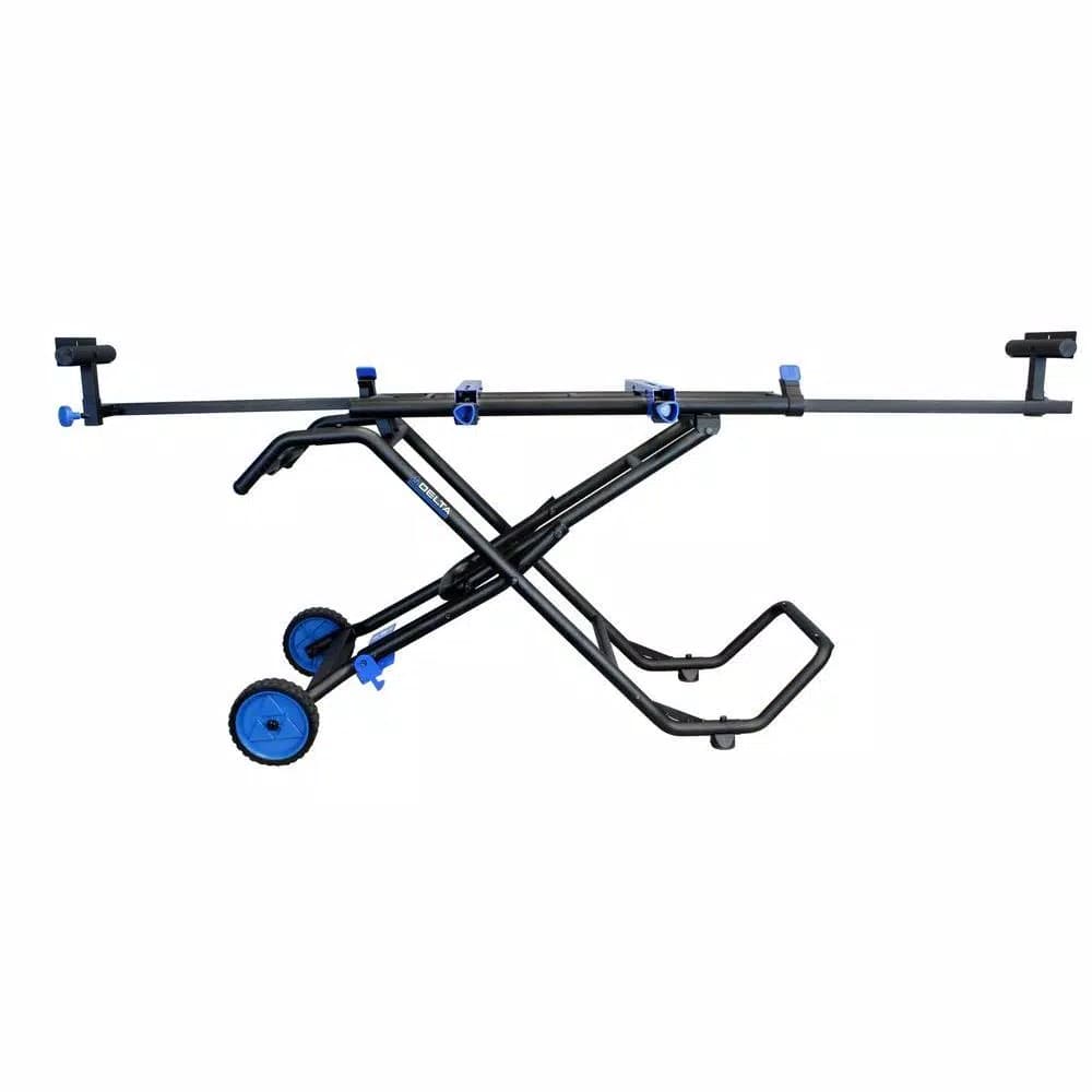 Delta Foldable Rolling Mobile Miter Saw Stand with Wheels