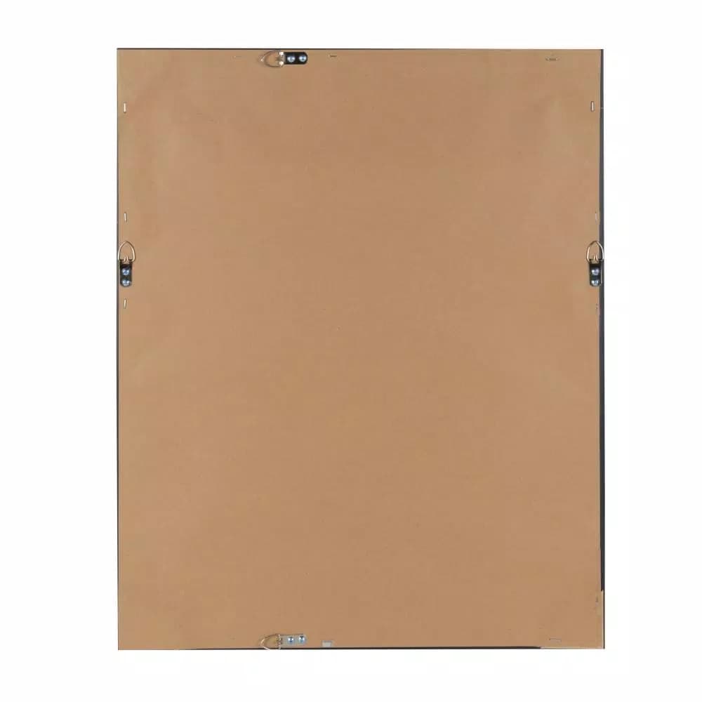 DesignOvation Calter Framed Linen Fabric Pinboard Memo Board, Modern Decorative Bulletin Board for Home and Office