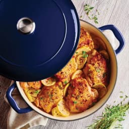 Tramontina Gourmet 4 Qt. Enameled Cast Iron Braising Pan with Lid thumbnail 8