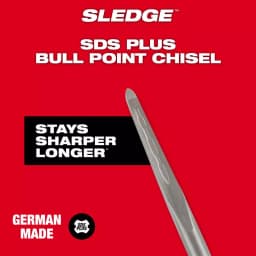 Milwaukee SLEDGE 10 in. SDS-Plus Bull Point Chisel for Concrete Demolition thumbnail 4