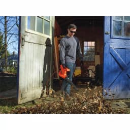 BLACK+DECKER 7-Amp Corded Electric Handheld Leaf Blower, 180 MPH, 220 CFM thumbnail 6
