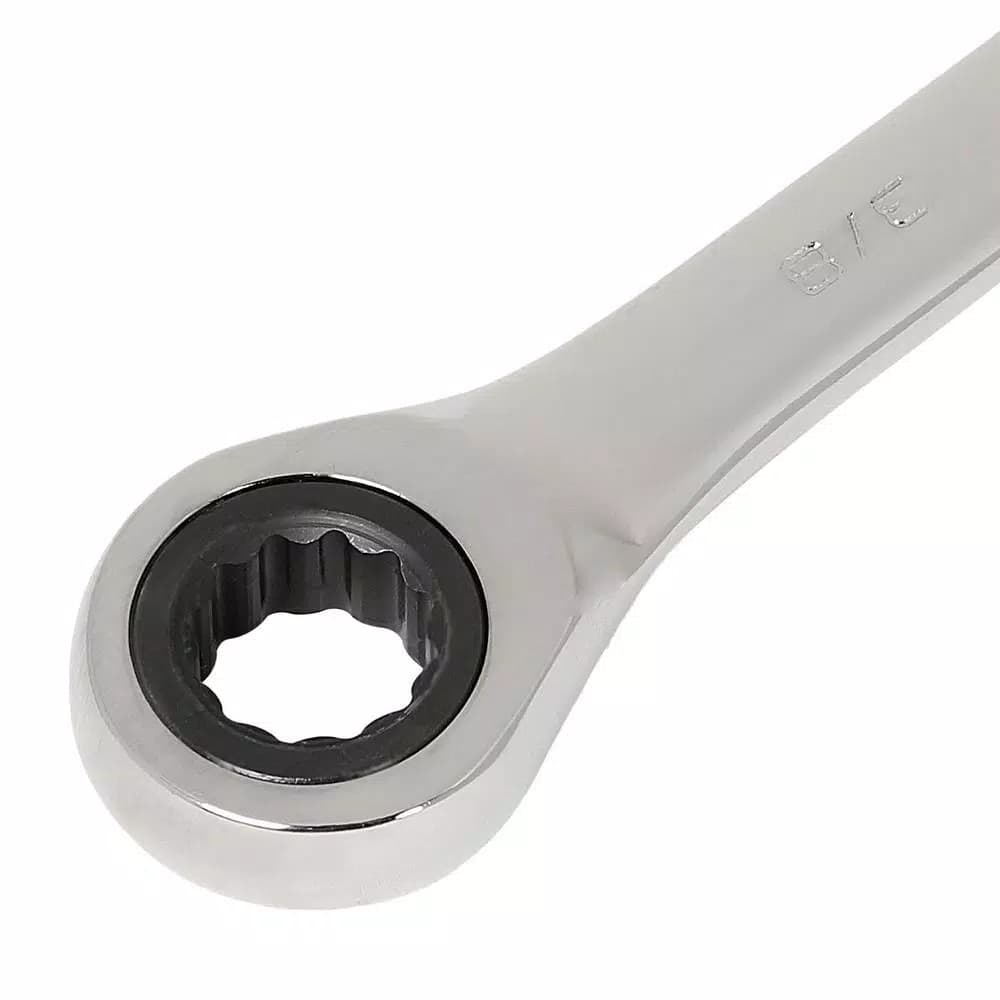 GEARWRENCH 3/8 in. Combination Ratcheting Wrench, 12-Point Steel Hand Tool