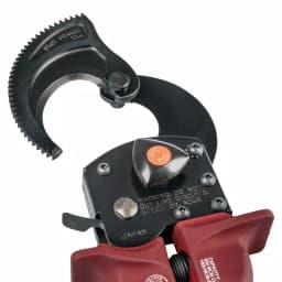 Klein Tools Compact Ratcheting Cable Cutter - High-Leverage Hand Tool for Copper, Aluminum & Communication Cables thumbnail 4