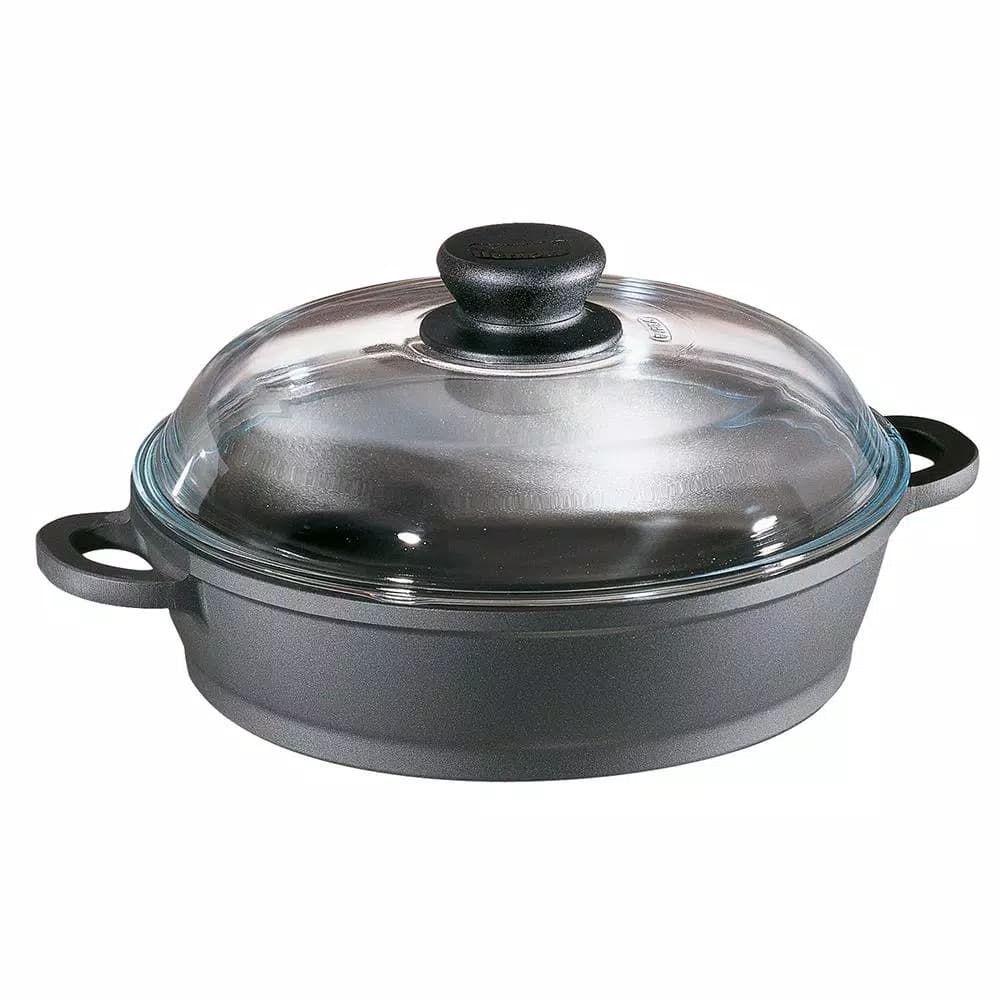 Berndes Classics 11.5 in. 4 Qt. Tradition Saute Casserole with Glass Lid