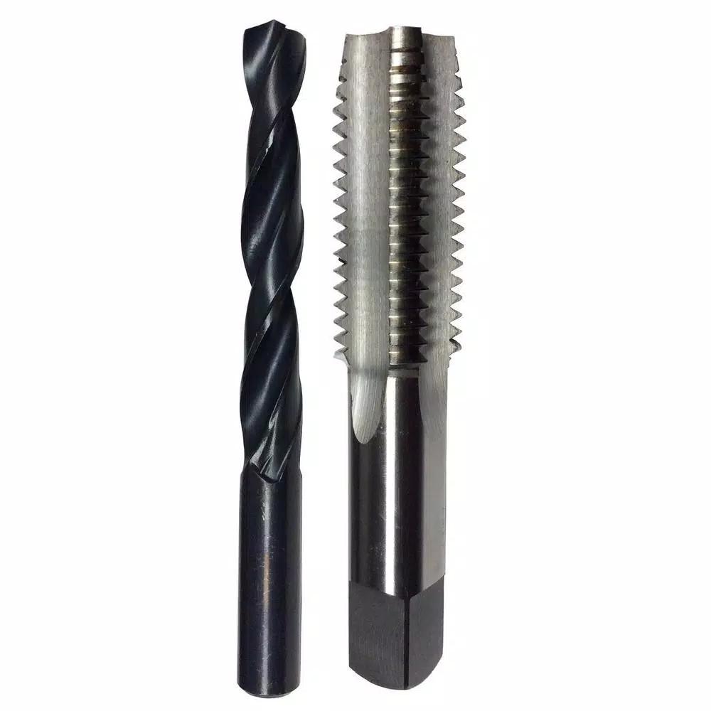 Drill America 18-Piece Metric High Speed Steel Tap and Drill Bit Set with Metal Case