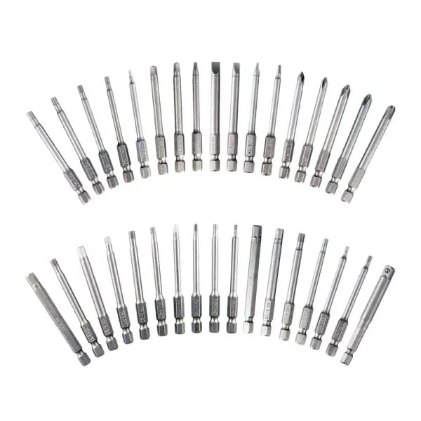 Best Way Tools 36-Piece Chrome Vanadium Steel Bit Set with Organizer Case