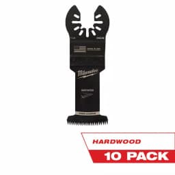 Milwaukee 1-3/8 in. High Carbon Steel Japanese Tooth Hardwood Oscillating Multi-Tool Blade, 10-Pack thumbnail 1