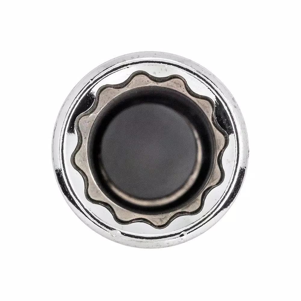 Husky 1/2 in. Drive 12-Point SAE Deep Socket, 1/2 in.