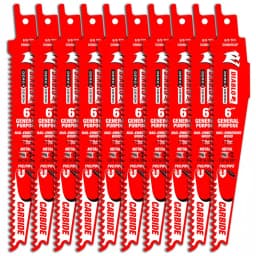 Diablo Demo Demon 6 in. Carbide General Purpose Reciprocating Saw Blade, 9 TPI thumbnail 1
