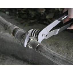Husky 3-Piece Pliers and Wrench Set with Groove Joint, Slip Joint, and Double Speed Adjustable Wrench thumbnail 5